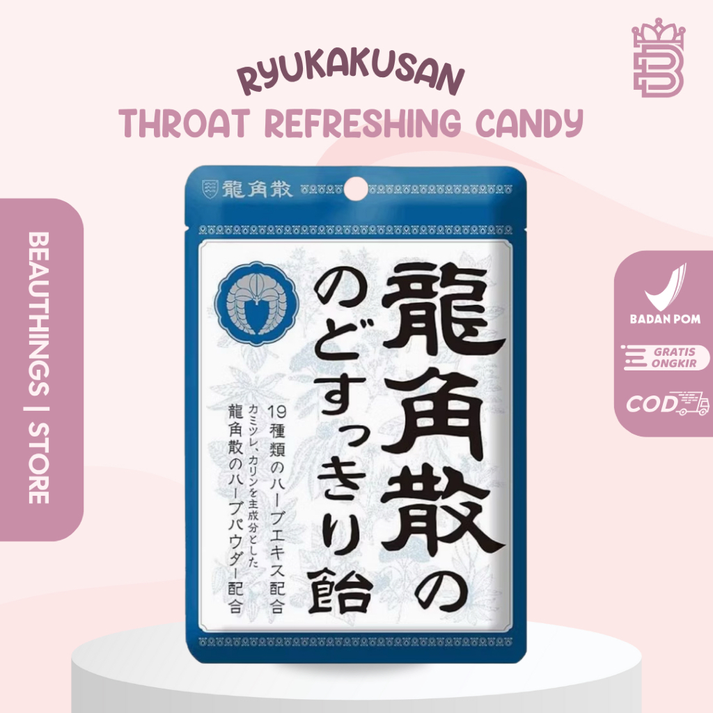 

RYUKAKUSAN Throat Refreshing Candy - Permen Herbal Asli Jepang untuk Tenggorokan 88 GRAM ORIGINAL READY COD