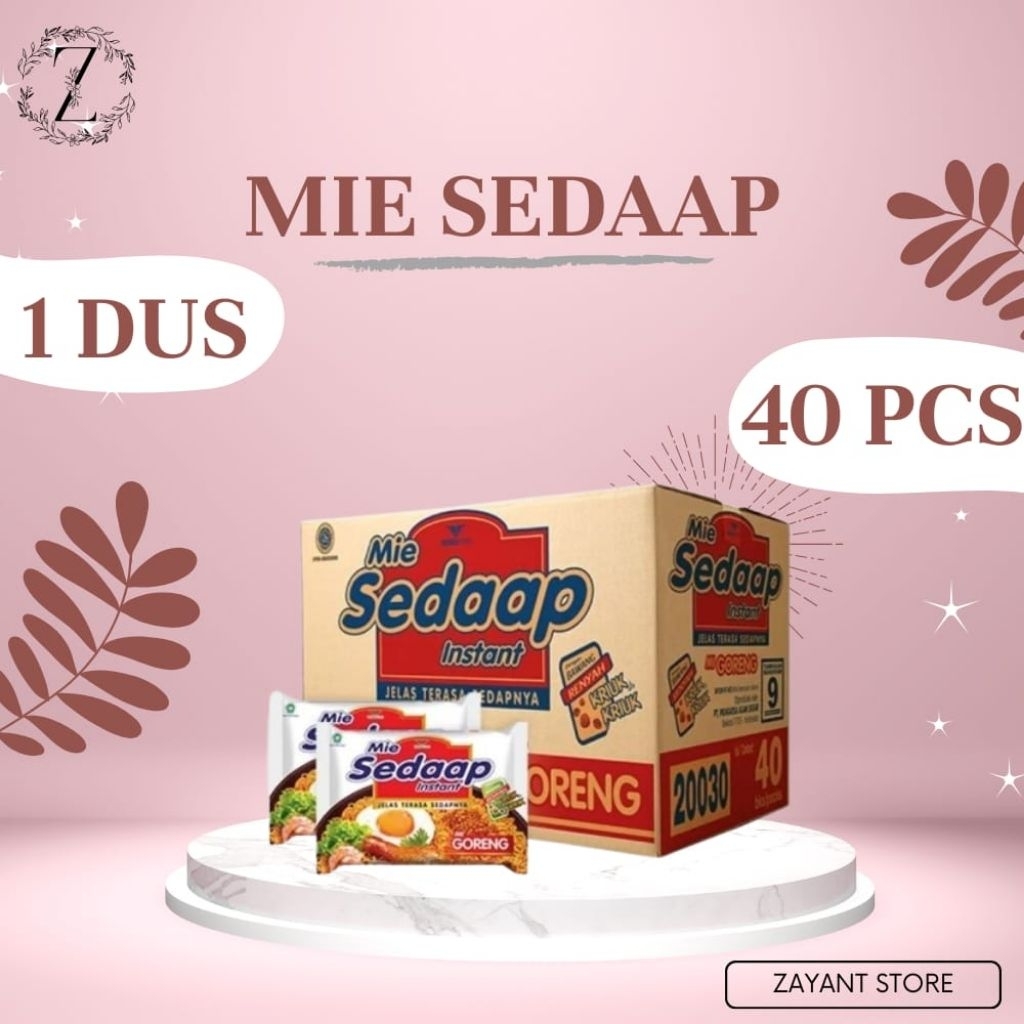 

MIE SEDAAP INSTAN mie GORENG 1 DUS