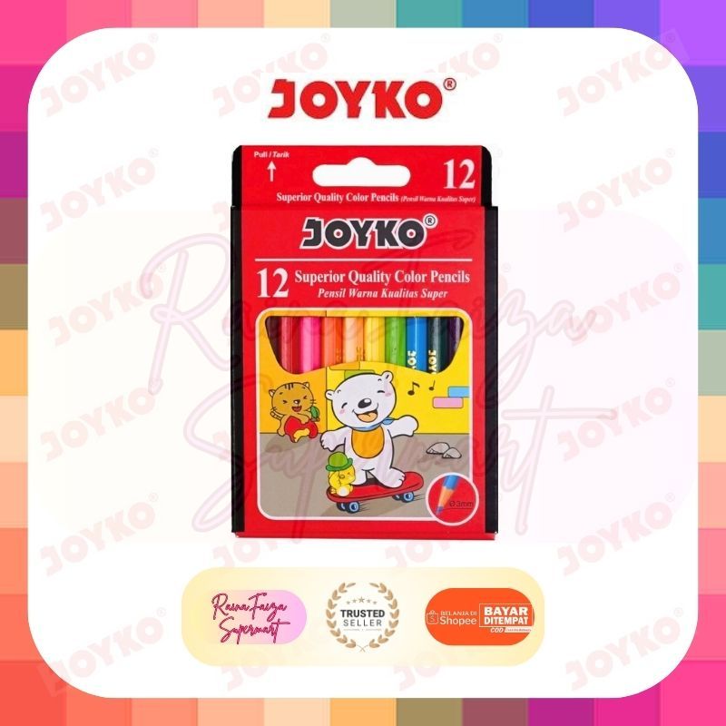 

Pensil Warna Joyko CP-S12 12 Warna – Murah Meriah, Pas untuk Belajar dan Mewarnai