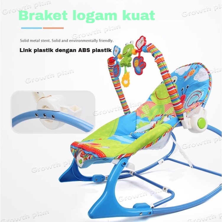 New Bouncer baby 10in1 Kursi Goyang Manual Bayi Ayunan Bayi Bouncer Bayi To Up 25 kg