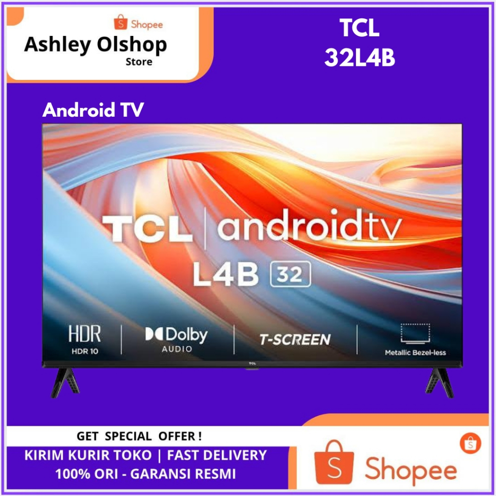 Android Smart TV TCL 32 Inch 32L4B Digital TV TCL 32L4B 32inch