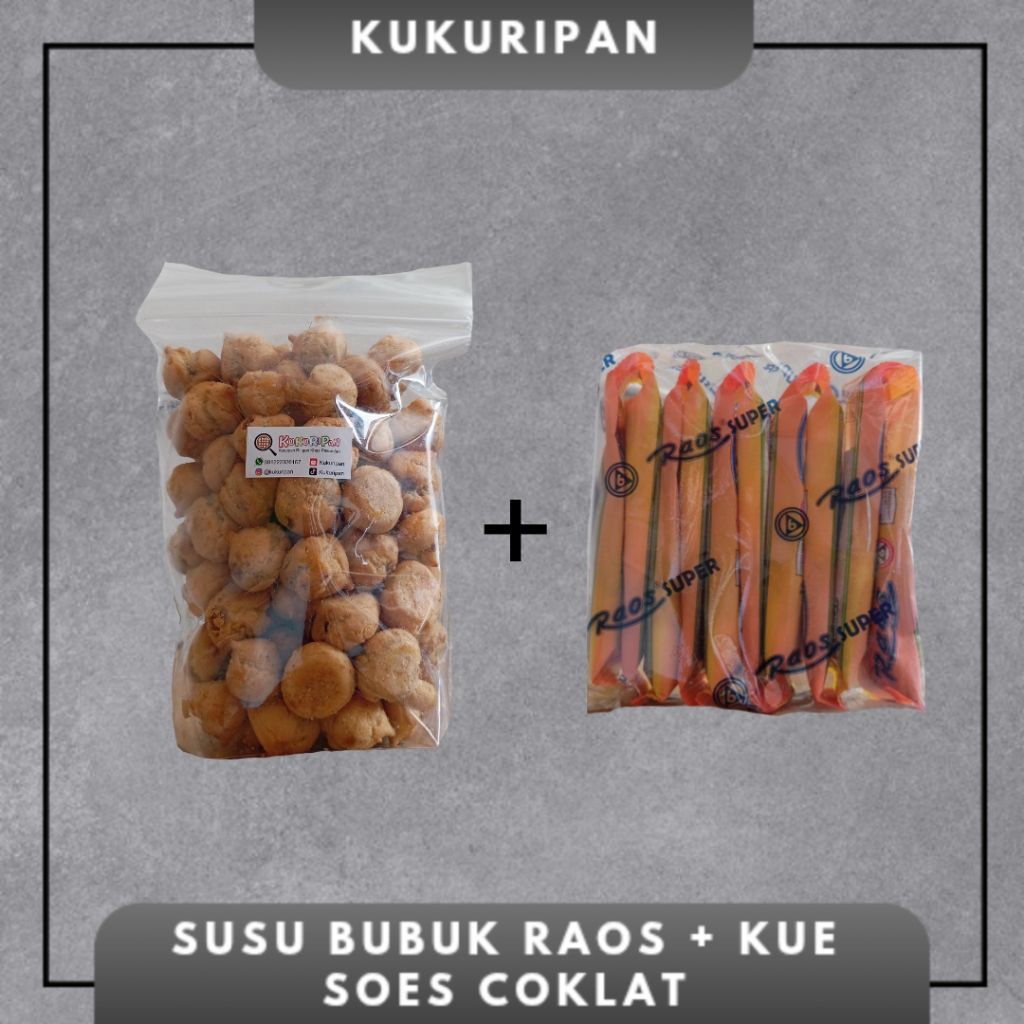 

[PROMO] PAKET SUSU BUBUK JADUL RAOS + KUE SOES 250GR