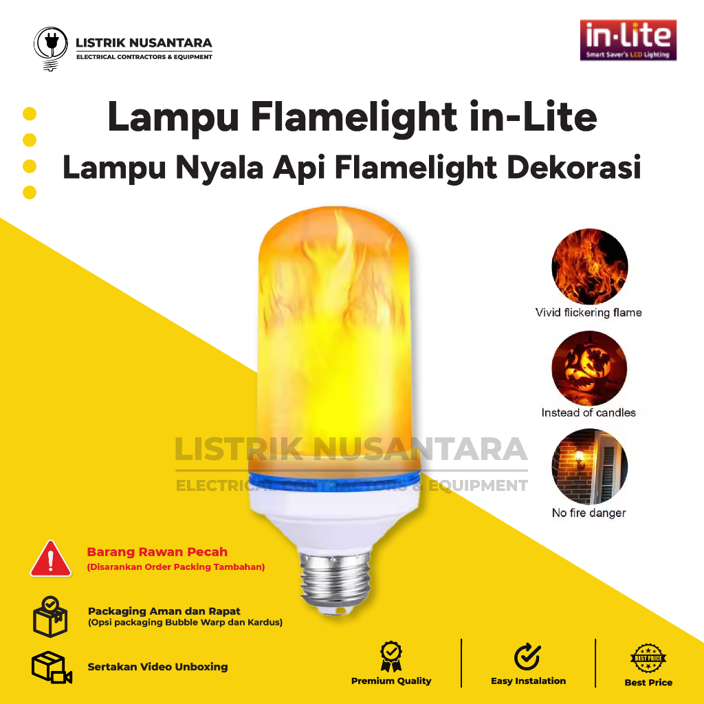 Lampu Nyala Api Flamelight