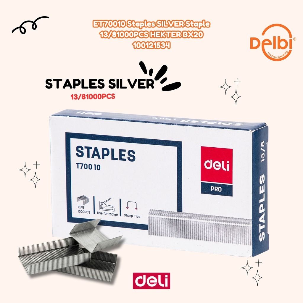 

DELI Staples SILVER Staple ANAK HEKTER