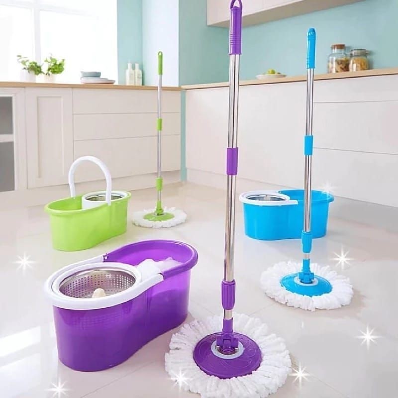 Alat Pel Lantai Praktis / Spin Mop Putar 360° 2 IN 1 / Alat Pengepel Lantai Praktis / Ultra Mop