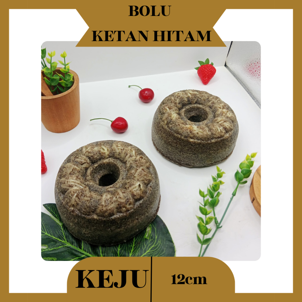 

Bolu Ketan Hitam Kukus / Kue Bolu Ketan Keju / Ketan lumer