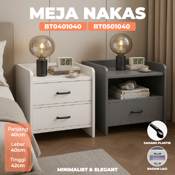 MEJA NAKAS MINI BEDSIDE TABLE MEJA KAMAR TIDUR MINIMALIS MEJA NAKAS PORTABLE MEJA NAKAS MINIMALIS