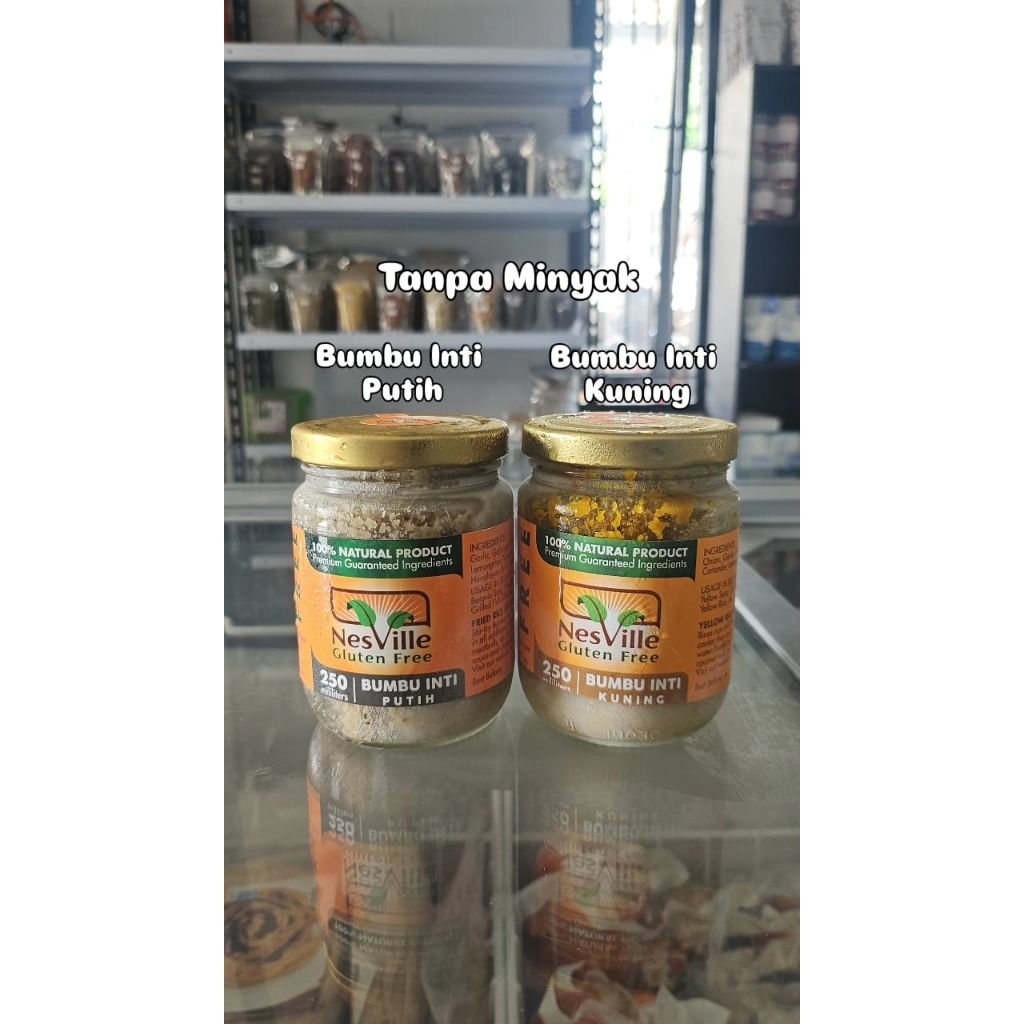 

Nesville Bumbu Inti Putih Tanpa Minyak | Bumbu Inti Kuning | Non GMO |Sehat Organik Mpasi Balita