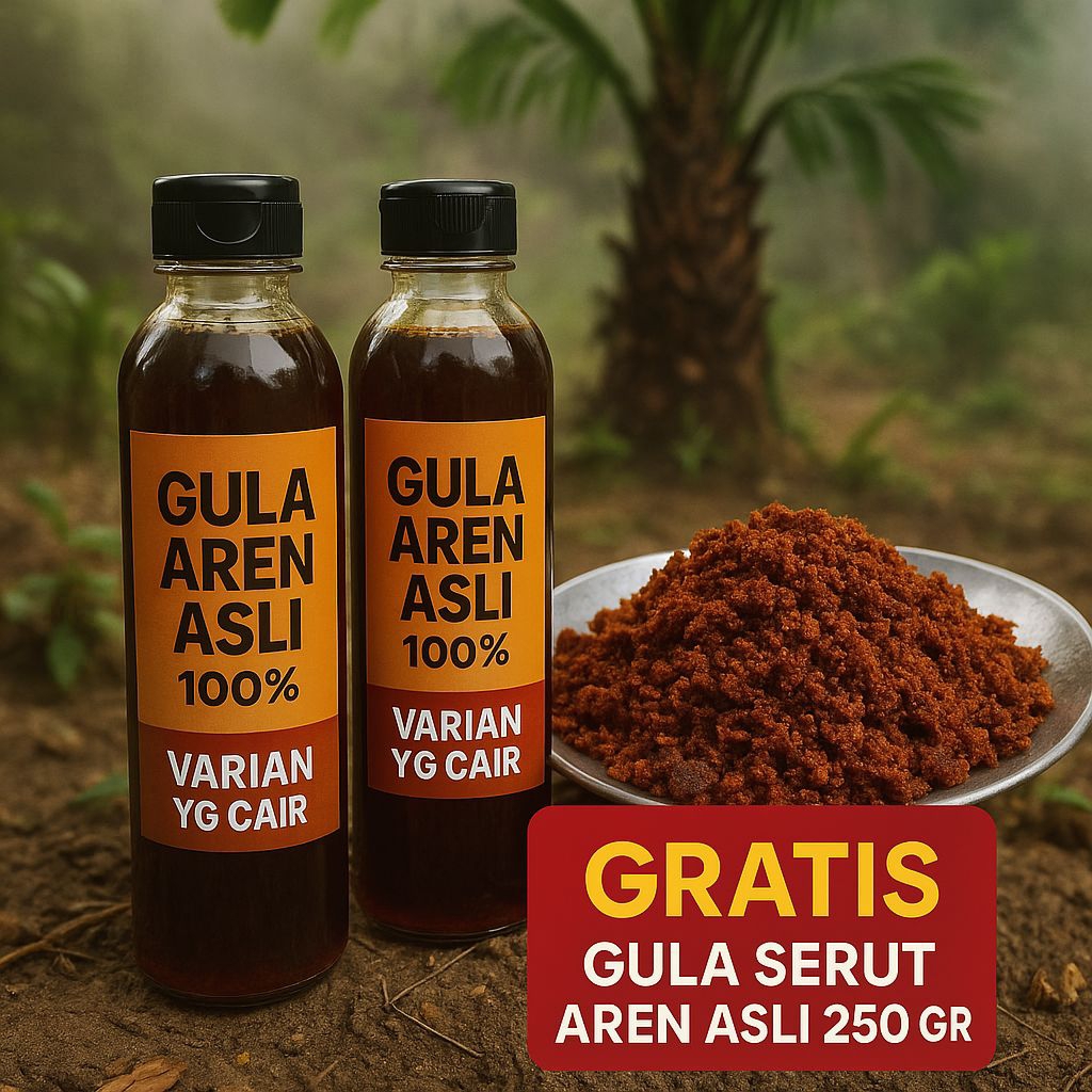 

Gula aren cair asli 100%-Manis Alami dari nira pilihan