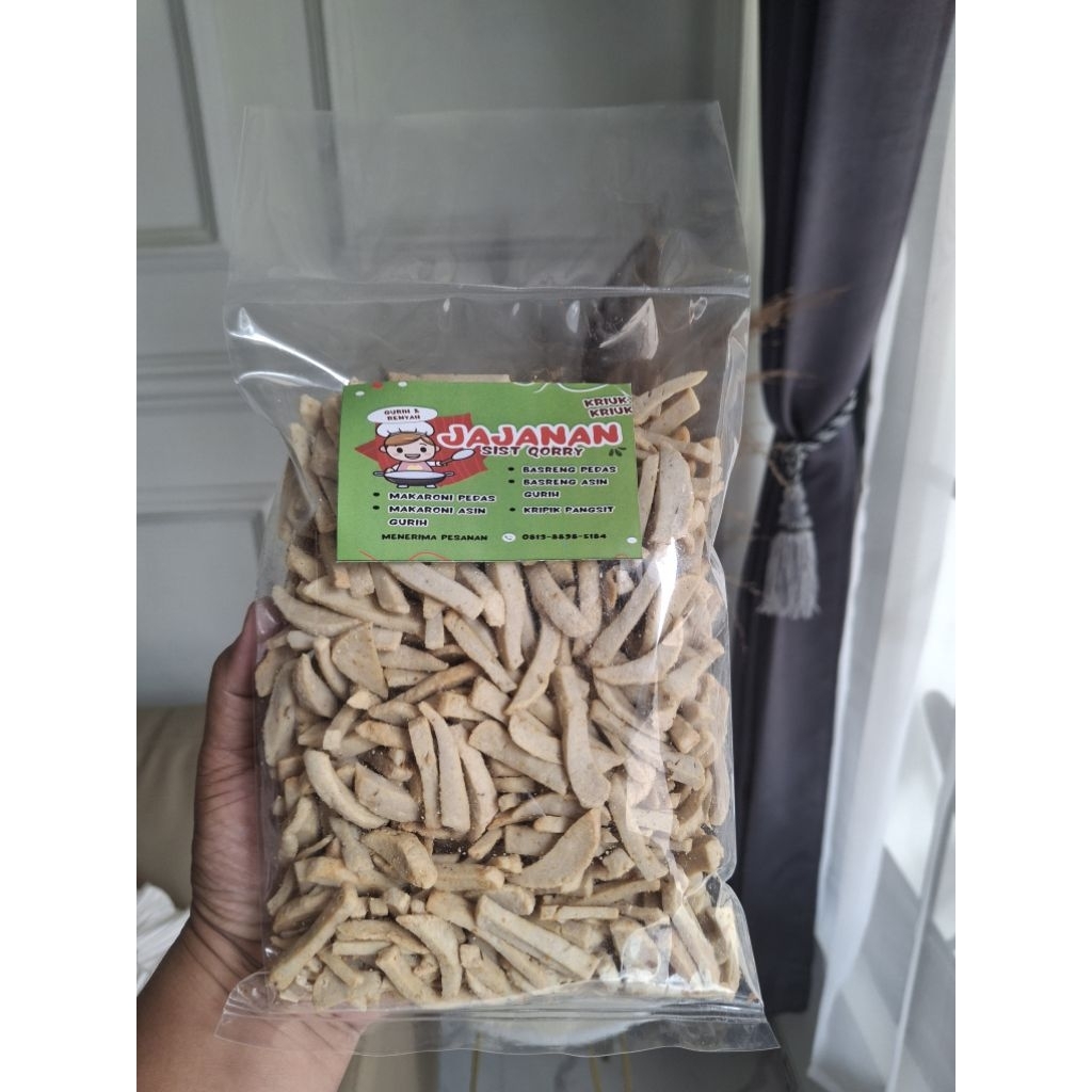

JajanansistQorry Basreng Asin gurih nikmat 250gr ( Kriuk.. kriuk )