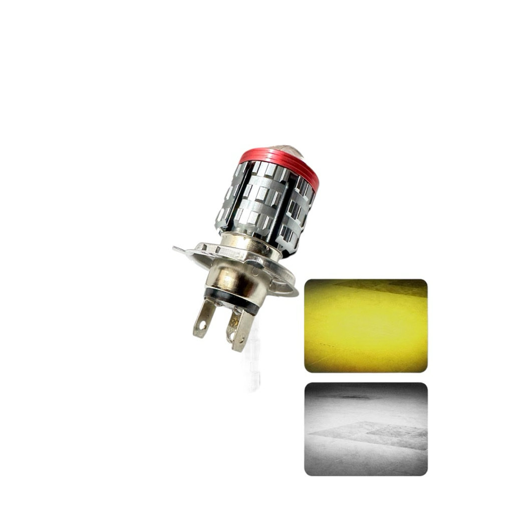 LAMPU DEPAN LED H4 LASER PREMIUM/HEADLAMP H4 LED LASER/LAMPU DEPAN UNIVERSAL MOTOR