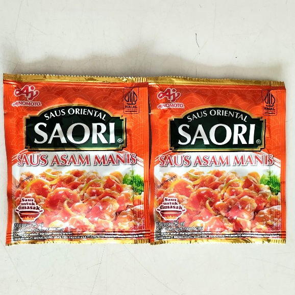 

Saus Asam Manis Saori 25ml Saus Oriental Saori