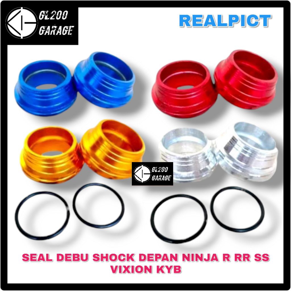 SEAL DEBU SHOCK SKOK DEPAN NINJA R RR SS VIXION KYB