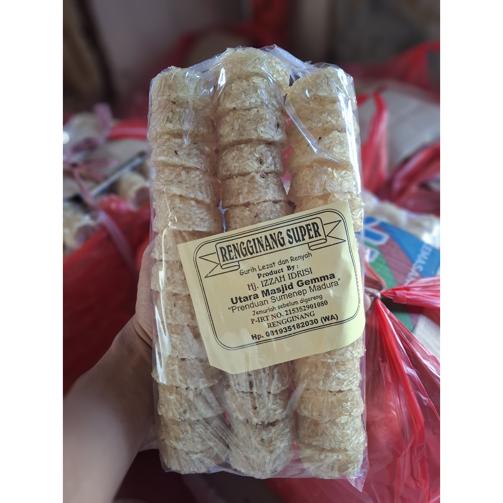 

Rengginang Lorjuk Mentah Sedang isi 40 PCS LEBIH GURIH (FREE BUBBLE)