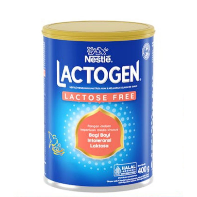 

LACTOGEN LACTOSE FREE 400 GR / SUSU HIPOALERGENIK