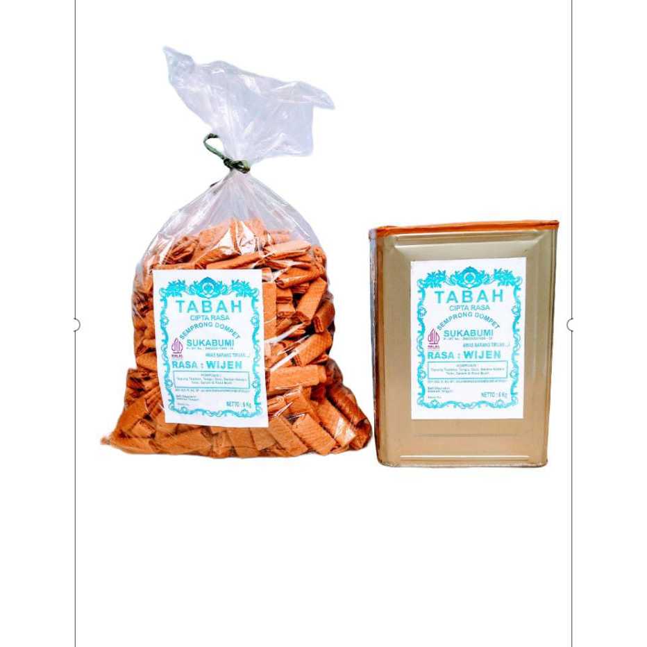 

Sehati Snack - Semprong Lipet Wijen Cemilan Kue Manis Renyah | 250gr, 500gr Ecer