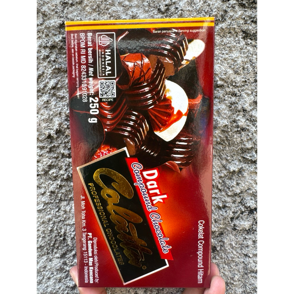 

COLLATA DARK COMPOUND CHOCOLATE 250gram