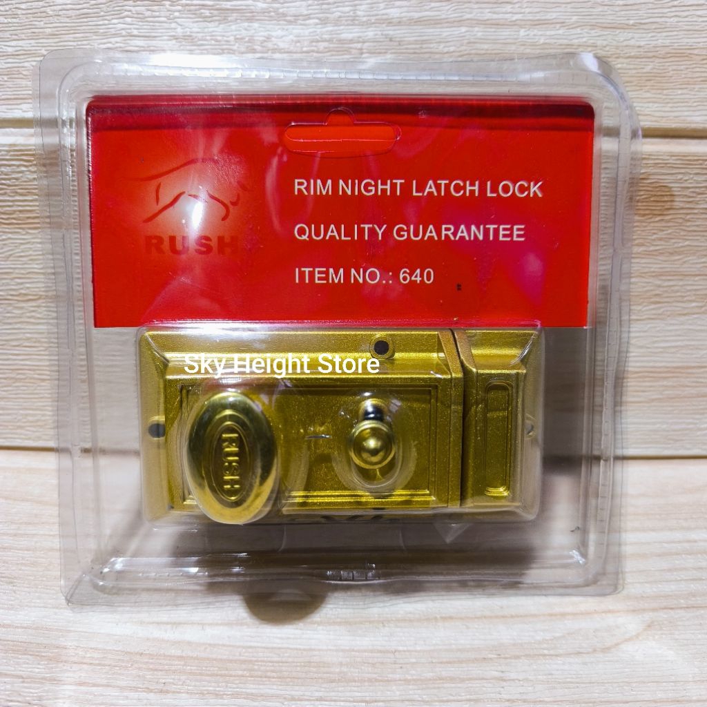 Kunci Pintu Otomatis RUSH / Kunci Pintu Model Kodok Kunci 640 / Kunci Pintu Besi Gerbang / Rim  Nigh