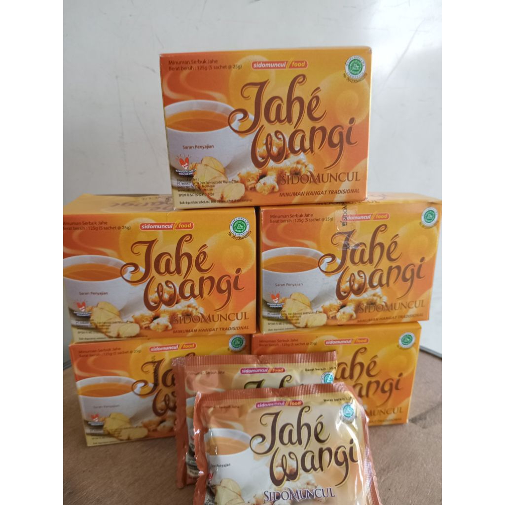 

Jahe wangi sido muncul kemasan pack isi 5 sachet