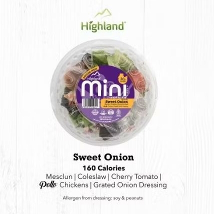 

SALAD mini highland Sweet Onion 100g