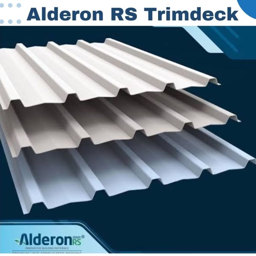 Alderon RS Trimdeck - WHITE /Atap UPVC Single Layer