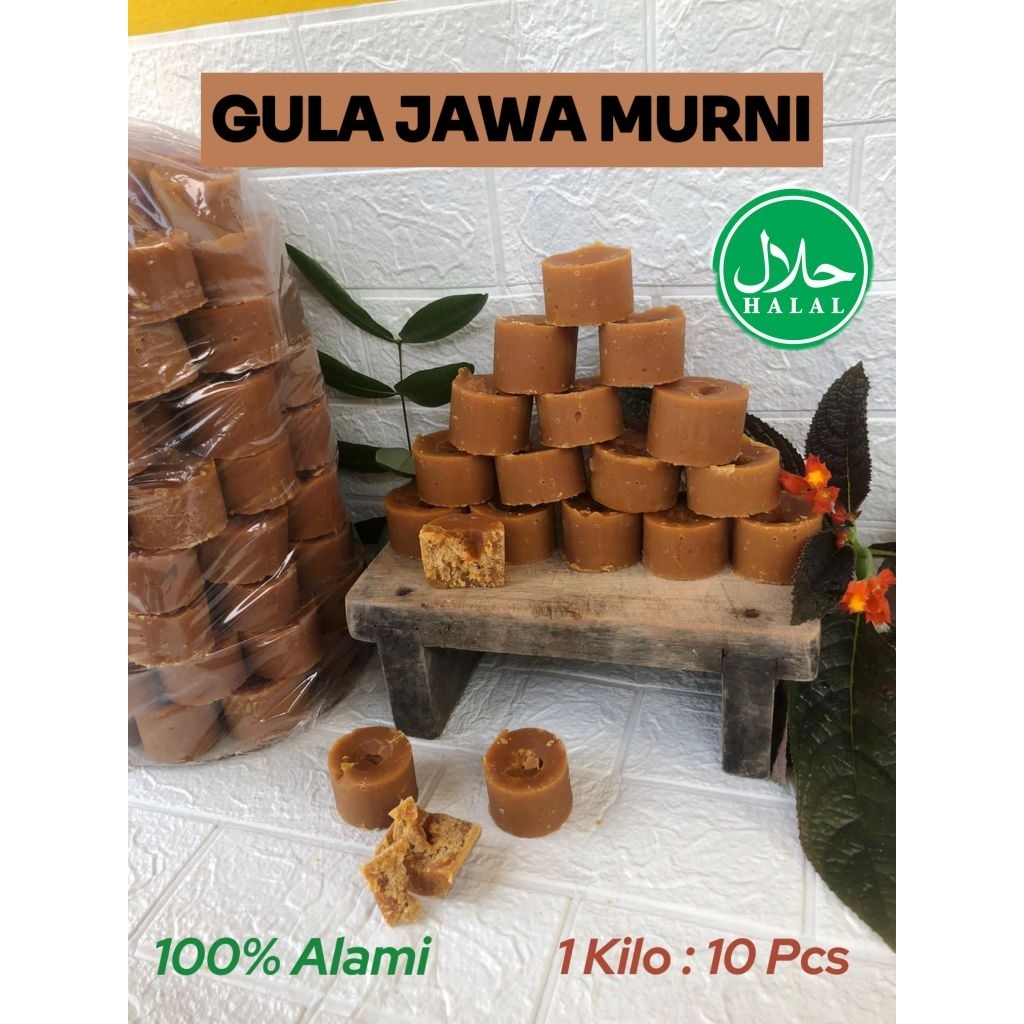 

GULA JAWA MURNI 100% ALAMI 1 KG