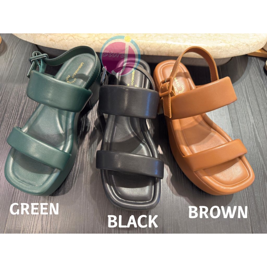 Sandal Wedges Wanita Urban&Co KRISTI