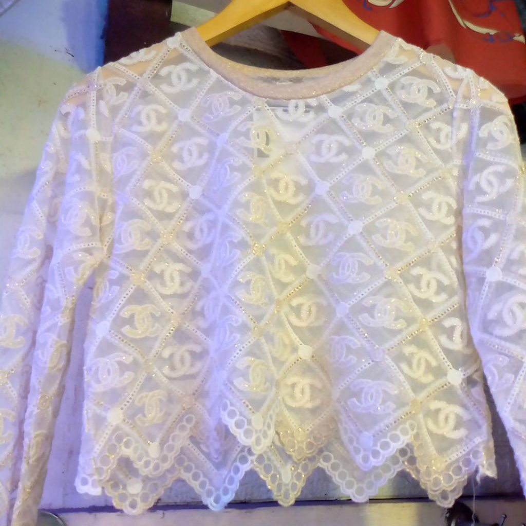 blouse brukat ChanelL