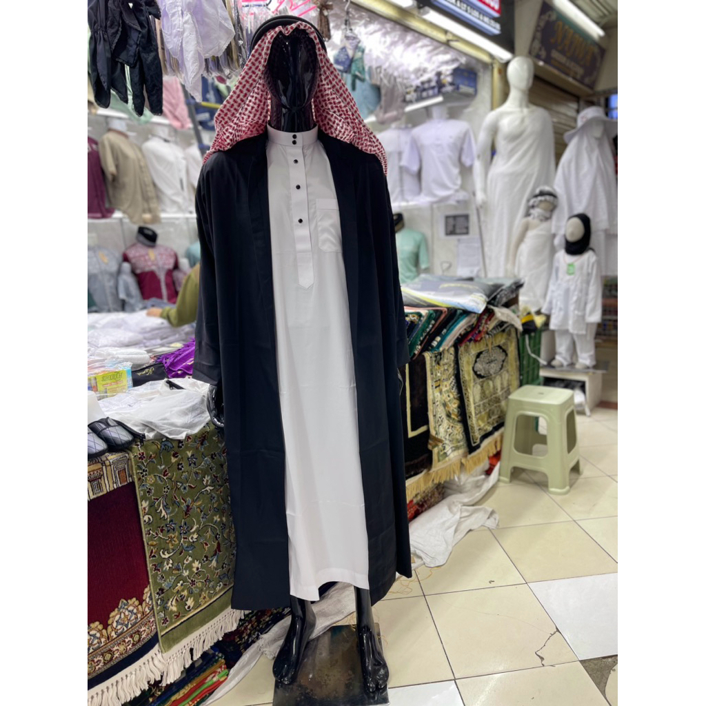 jubah luaran imam bahan katun