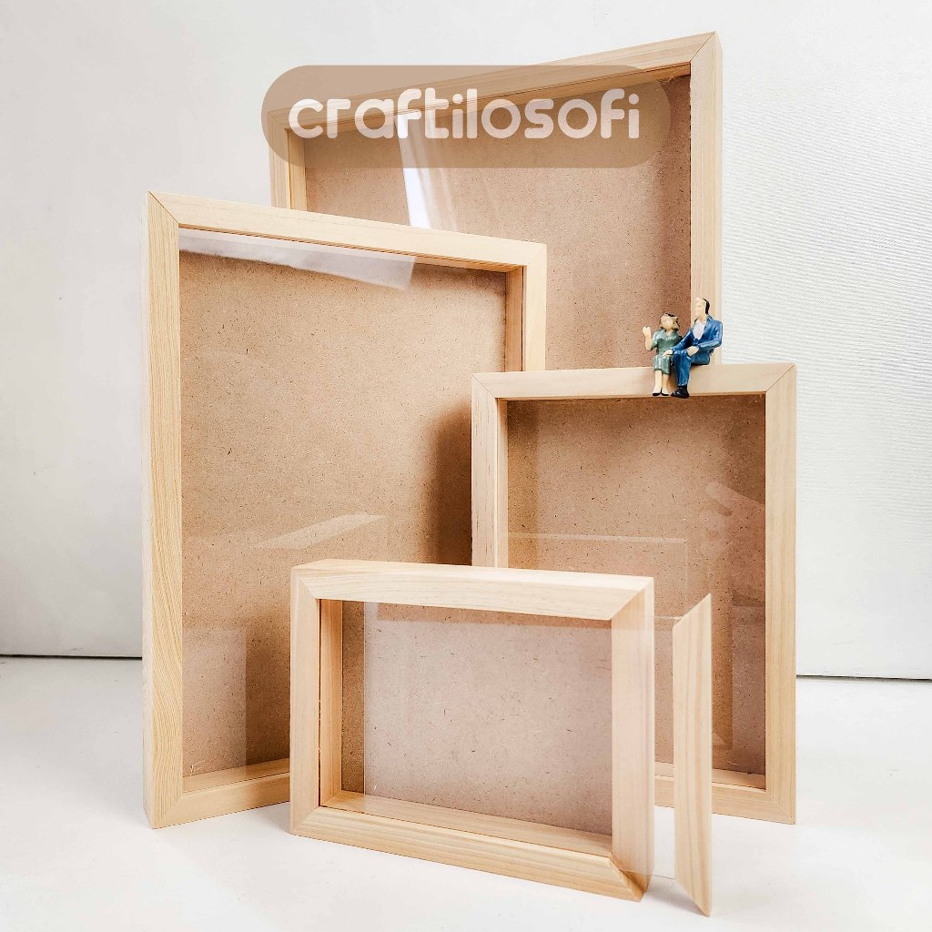 

Bingkai Frame Kayu 3D SLIDING Akrilik 2,1cm | Kotak Kayu Hantaran Kado | Pigura Frame Foto SLIDING + Kaca Acrylic