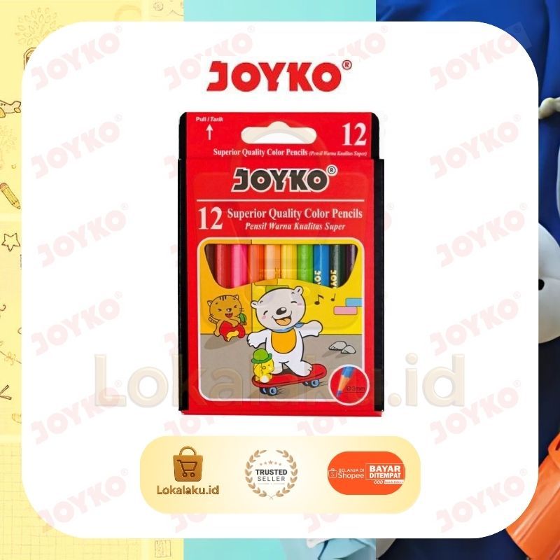 

Pensil Warna Joyko CP-S12 Isi 12 Warna Cerah [] Mini, Praktis, Cocok untuk Anak Sekolah