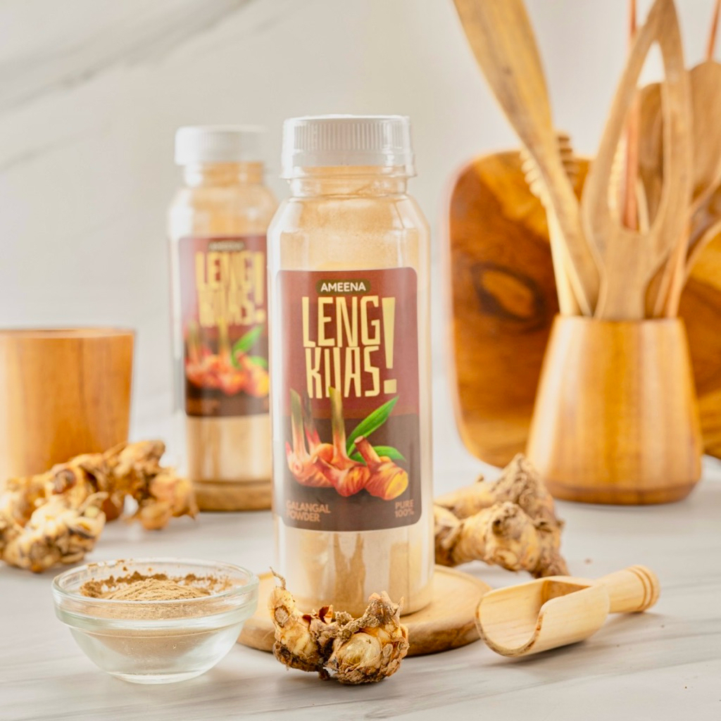 

Lengkuas Bubuk Laos Powder 140GR | Ameena Premium Quality