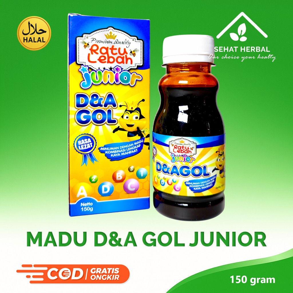 

Madu Anak Ratu Lebah Junior D&A Gol | Madu kombinasi lengkap kaya manfaat