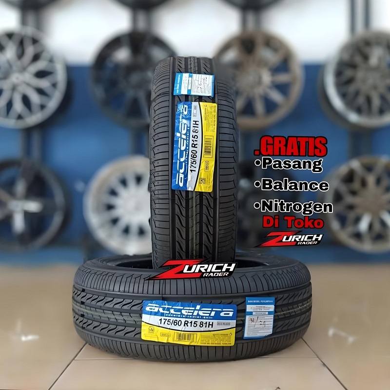 Ban Mobil 175 60 R15 Merek Accelera Eco Plush Ukuran 175/60 R15 Tubles