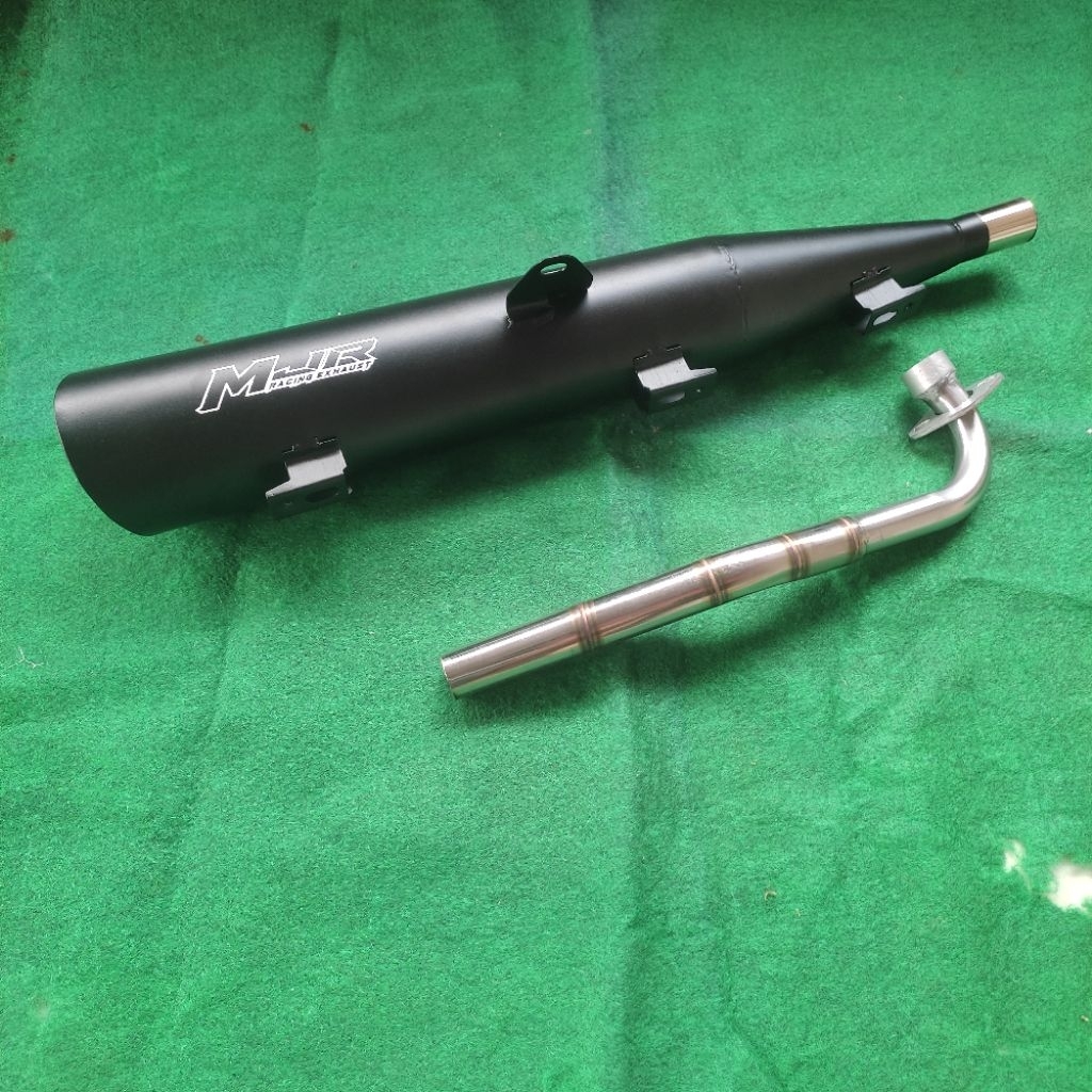 KNALPOT MODEL ORI STANDAR BOBOK ORIGINAL MJR UNTUK MOTOR BEBEK HONDA SUPRA X 125 WAVE SUPRA X LAMA S