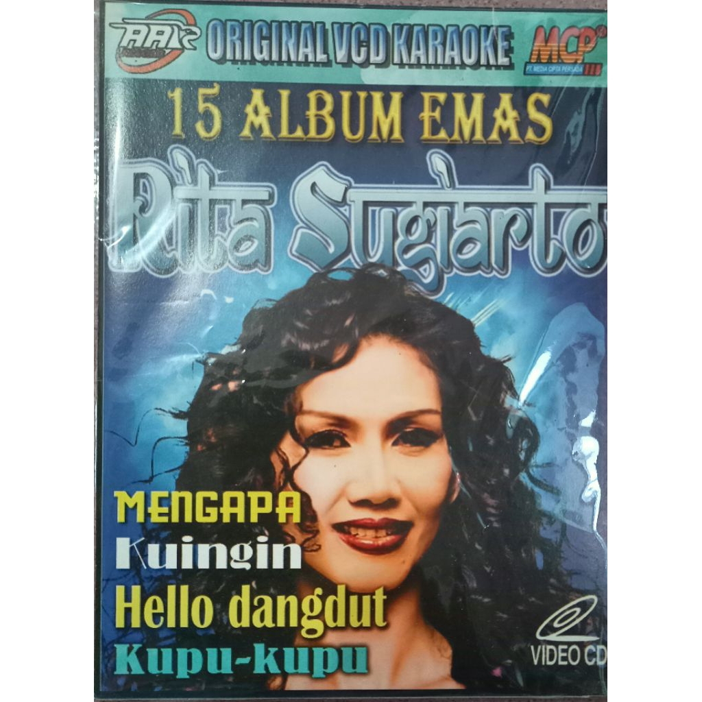 VCD original 15 album emas Rita Sugiarto