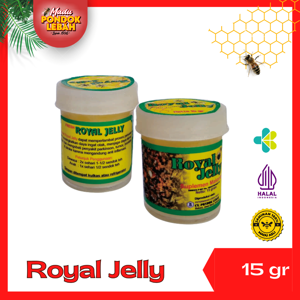 

Pondok Lebah - Royal Jelly Premium 15gr