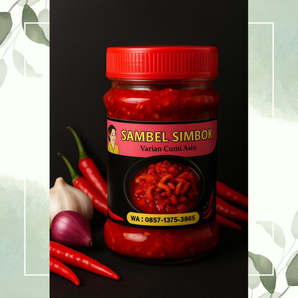 

Sambel Simbok Varian Cumi Ijo / Cumi Asin