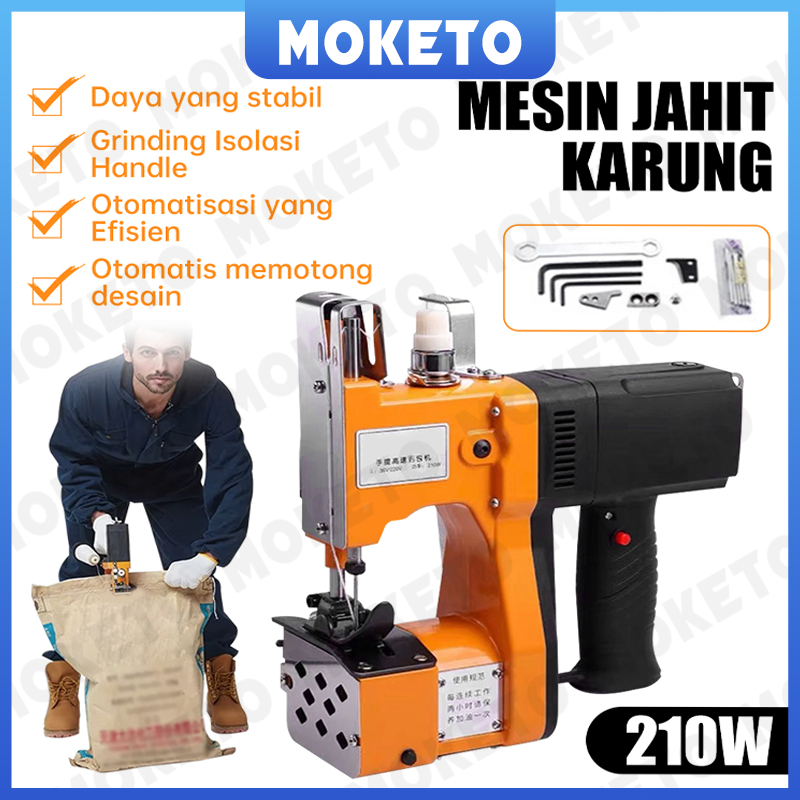 Mesin Jahit Tas Multifungsi Portable - Mesin Jahit Karung Tanpa yar FLYINGMAN Orinal Jahit Karung