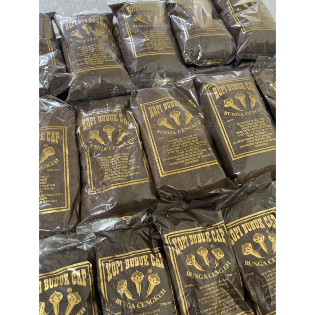

Kopi Bubuk Cap Bunga Cengkeh 500gr