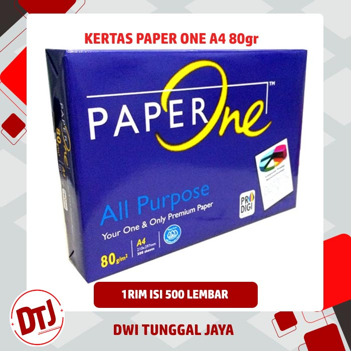 

Kertas PaperOne A4 80 gram