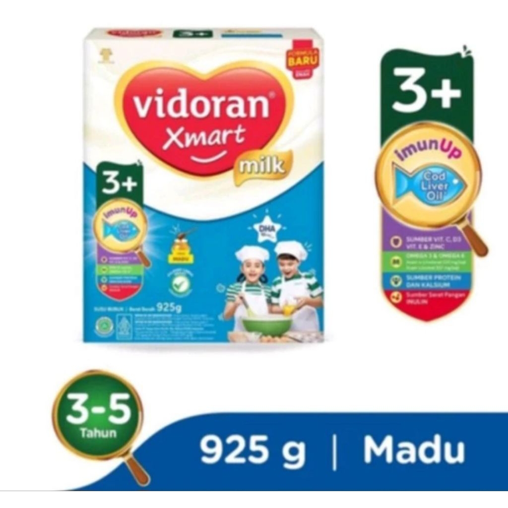 

Vidoran Xmart 3+ Plus (Madu) 925 gram