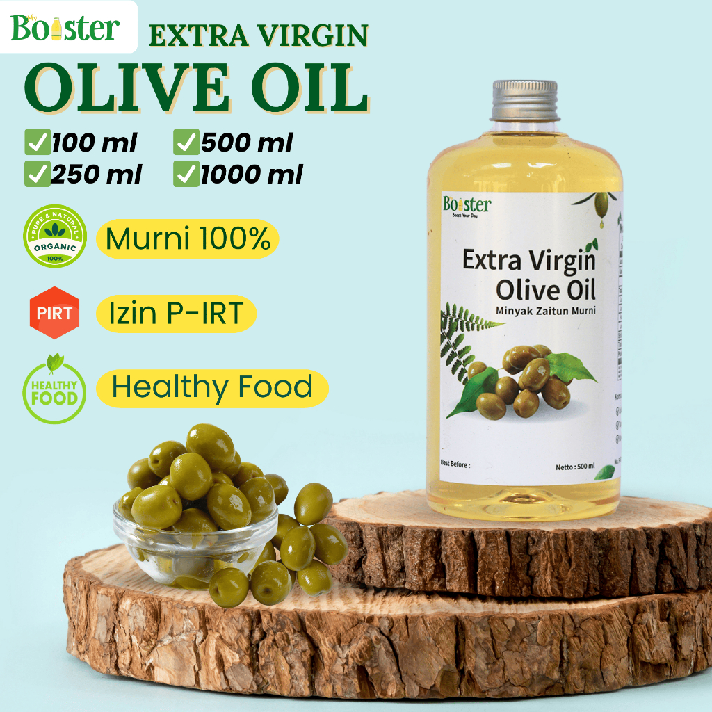

MYBOOSTER EXTRA VIRGIN OLIVE OIL PREMIUM ASLI EVOO MINYAK ZAITUN MURNI 100% ASLI