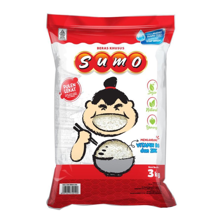 

Beras Sumo Merah Premium 3kg