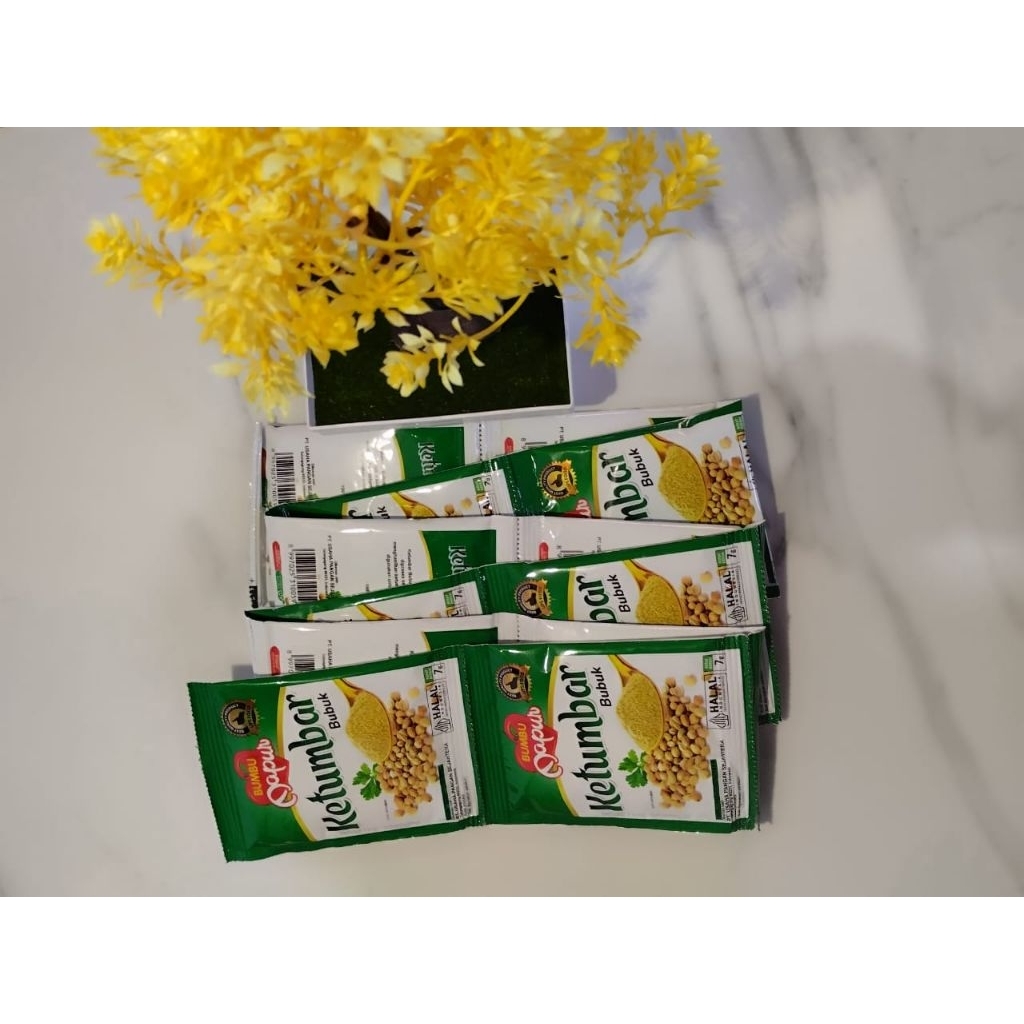 

1 RENTENG KETUMBAR BUBUK BUMBU DAPUR 7 GR ISI 12 PICK
