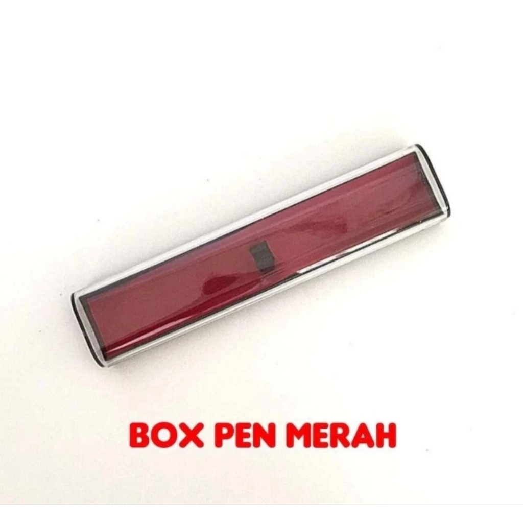 

Kotak Pulpen Ballpoint Hardcase Box Mika Merah cocok untuk souvenir