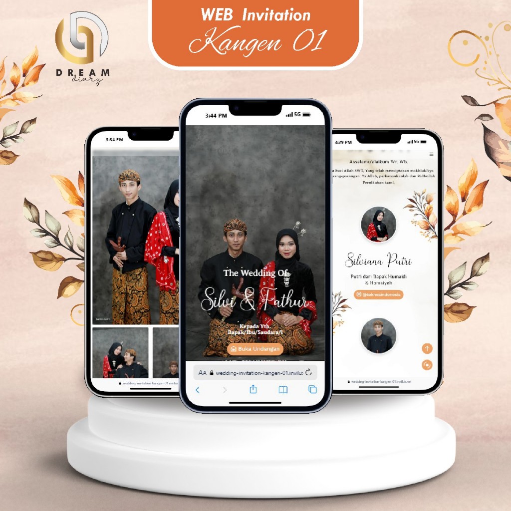 UNDANGAN WEBSITE - UNDANGAN DIGITAL PERNIKAHAN - UNDANGAN PERNIKAHAN WEB