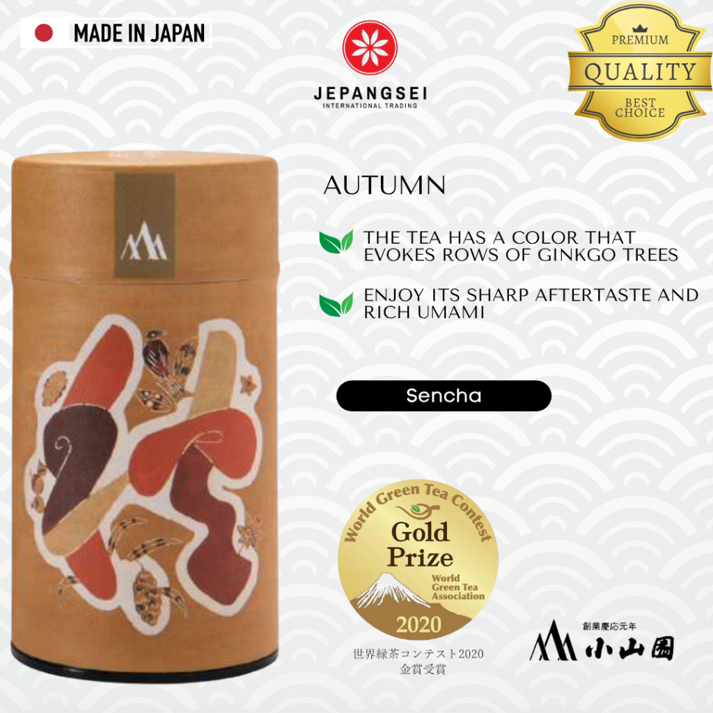 

JEPANGSEI PREMIUM Koyamaen Autumn Sencha Japanese Green Tea Teh Hijau Asli Jepang 100g 100% Original