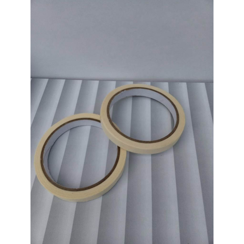 

Masking tape//lakban kertas 1/2 Inch(12mm x 25yard)//selotip//isolasi