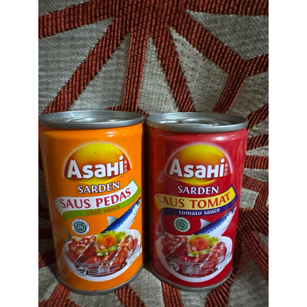 

Sarden Asahi Saus Pedas / Saos Tomat 155g + 80g